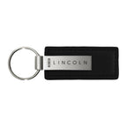 Black Leather Keychain KC1540.LIN - Officially Licensed for Lincoln