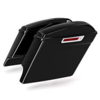 5'' Stretched Saddlebag Lids & Conversion Bracket for Harley Softail (1984–2017)