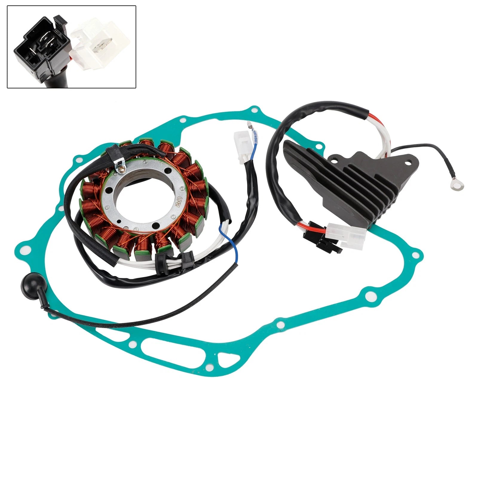 Stator Generator Regulator Gasket for Yamaha Virago XV 750 XV 1100 (1991–1997)
