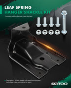 Leaf Spring Hanger Shackle Kit for Silverado Classic 1500 (1999–2007) 12474021