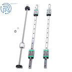 Set of 2 Linear Guide Rails for HGR20 with Ballscrew Kit (800mm)