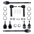 8x Upper Lower Ball Joints Tie Rods for Chevy Silverado Sierra 1500 (1999–2006)