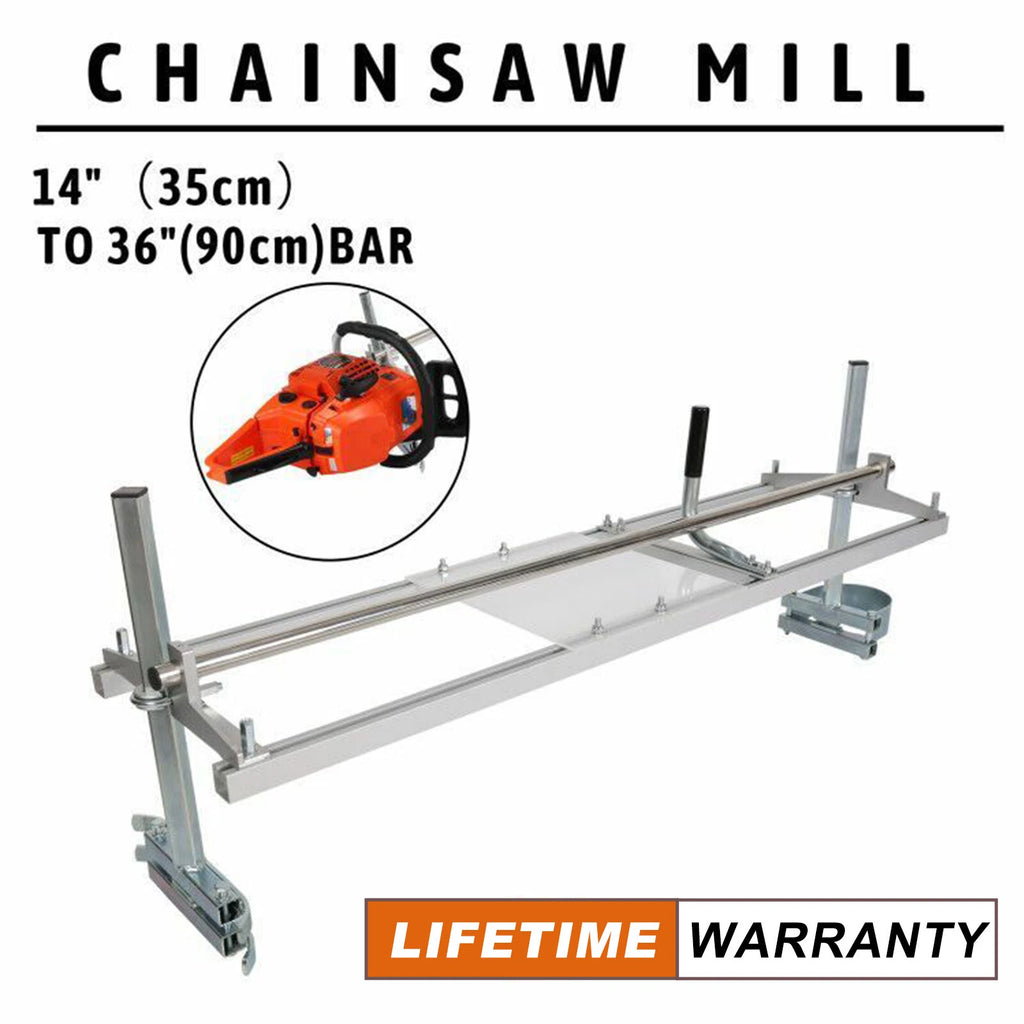 Chainsaw Mill Kit for Portable Lumber Cutting (14"-36")