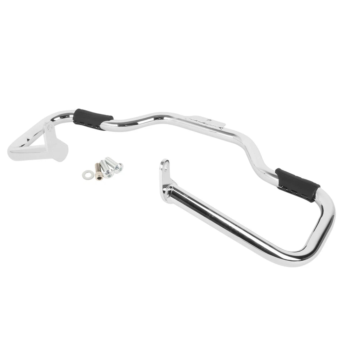 Mustache Engine Guard Bar Footpegs Mount for Harley Softail Fatboy (2000–2017)