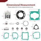 Top End Piston & Gaskets Rebuild Kit 54mm STD for Honda CR125R (2003–2004)