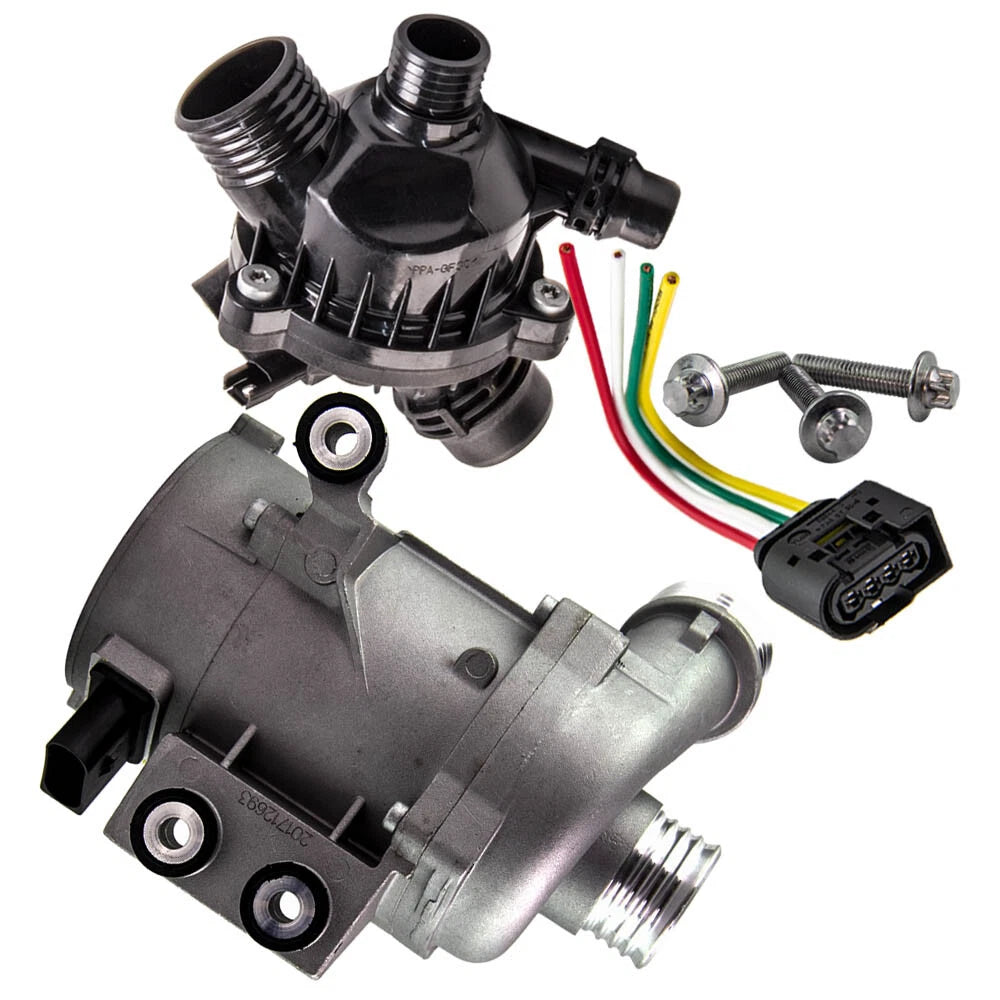 Electric Engine Water Pump & Thermostat for BMW 128i 325i 328i X3 X5 (2008–2013)