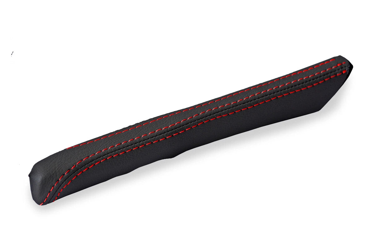E Brake Boot Cover for BMW E24 (1976–1990) Red Stitch PVC Leather