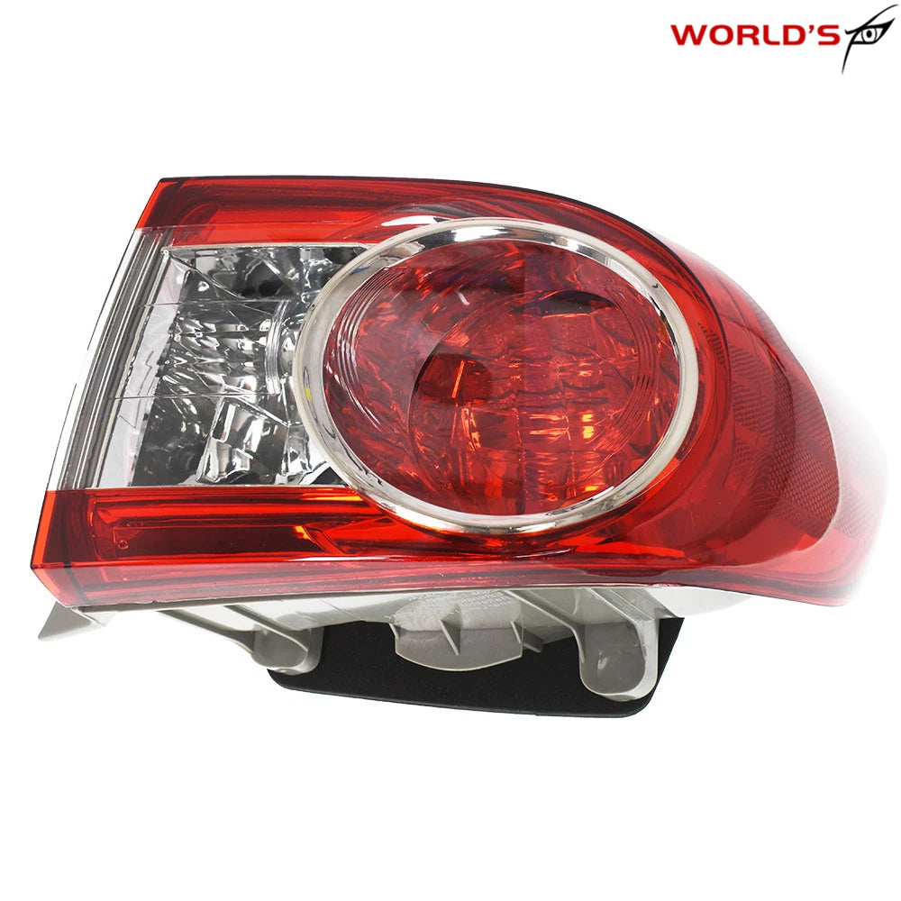 Set of 2 Red Outer Tail Lights for Toyota Corolla (2011–2013)