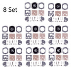 Set of 8 Carburetor Gasket Kit K20-HDA for Husqvarna 257 250R Poulan 2800 3300