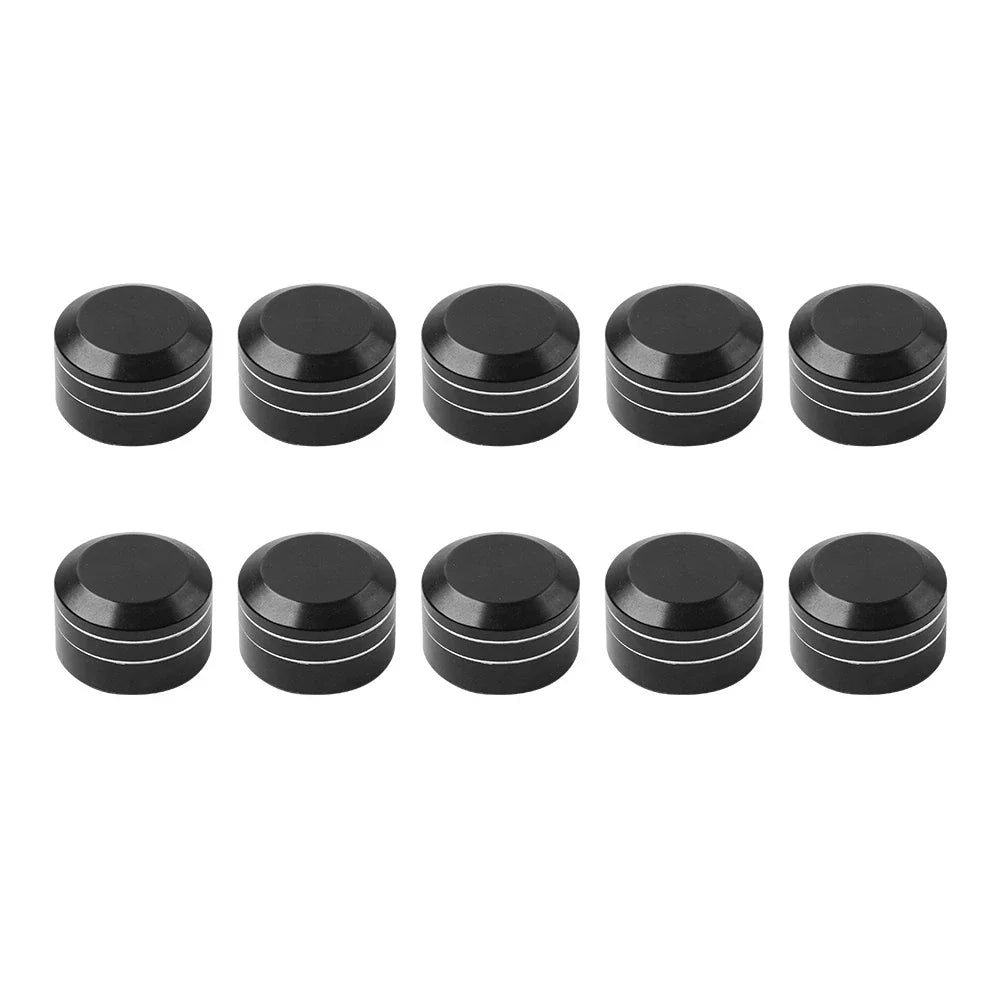 10 x CNC 11mm-14.6mm Engine Bolt Topper Caps for Harley Dyna Softail