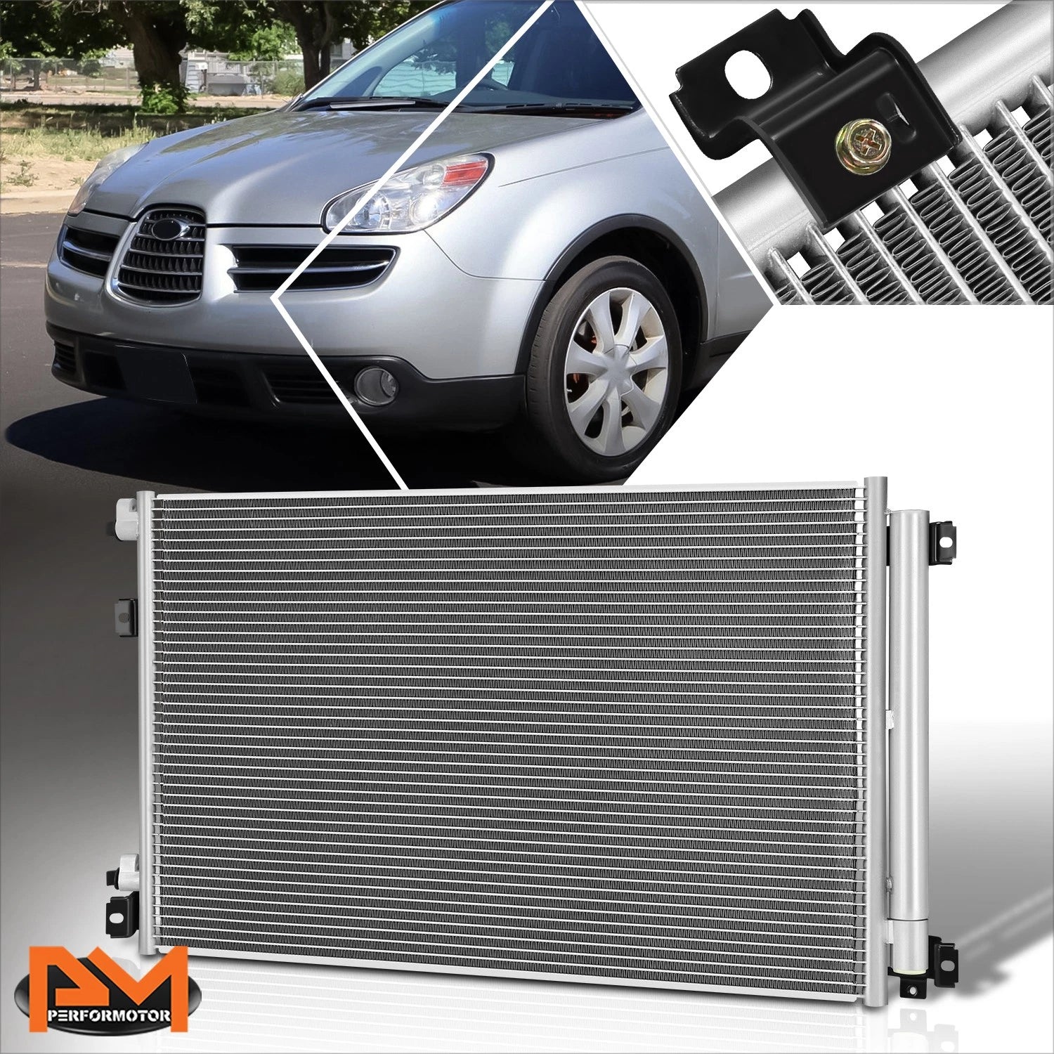 AC Condenser for Subaru B9 Tribeca (2006–2014) Aluminum Core Replacement