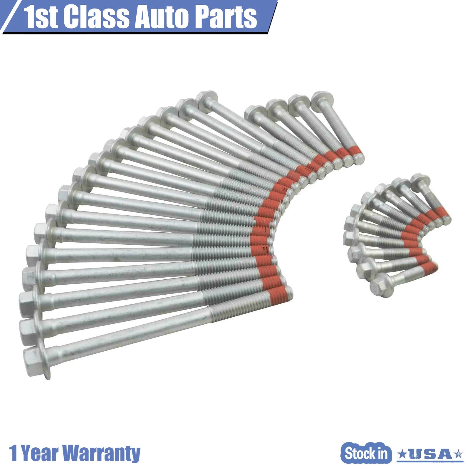 Full Set of Cylinder Head Bolts for Chevy SSR GMC Sierra Buick Rainier (2003–2006)