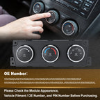 A/C Heater Climate Control Module Panel 55056826AB for Dodge Ram 1500 (2009–2011)