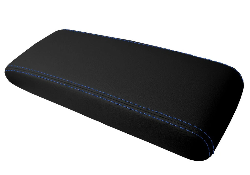 Console Lid Pull Over Cover for Toyota Supra (1986–1992) Blue Stitch