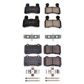 PowerStop Front & Rear Euro Carbon Fiber Ceramic Brake Pads Kit for Tesla S X (2012–2023)