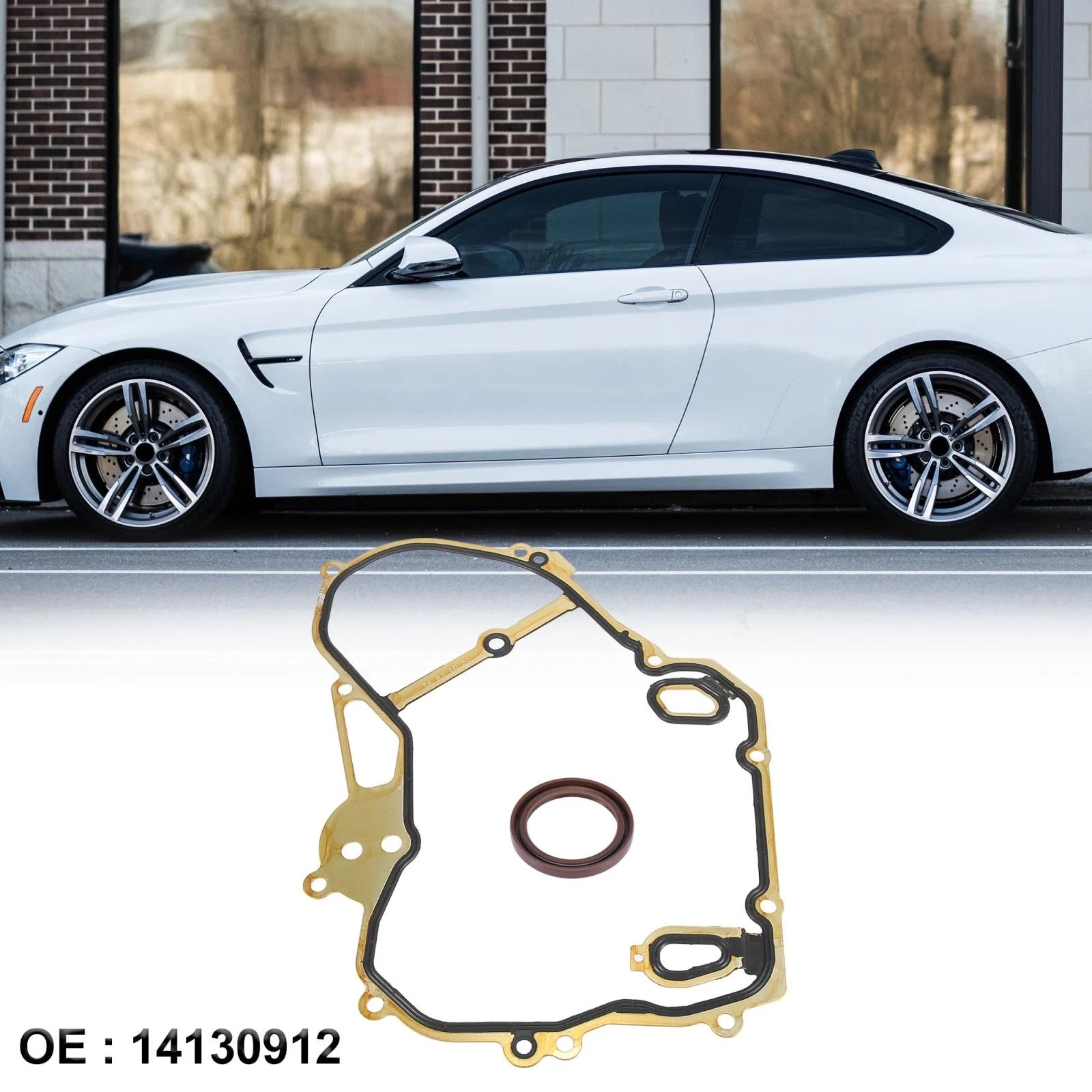 Set of 1 Timing Cover Gasket for Chevrolet (14130912)