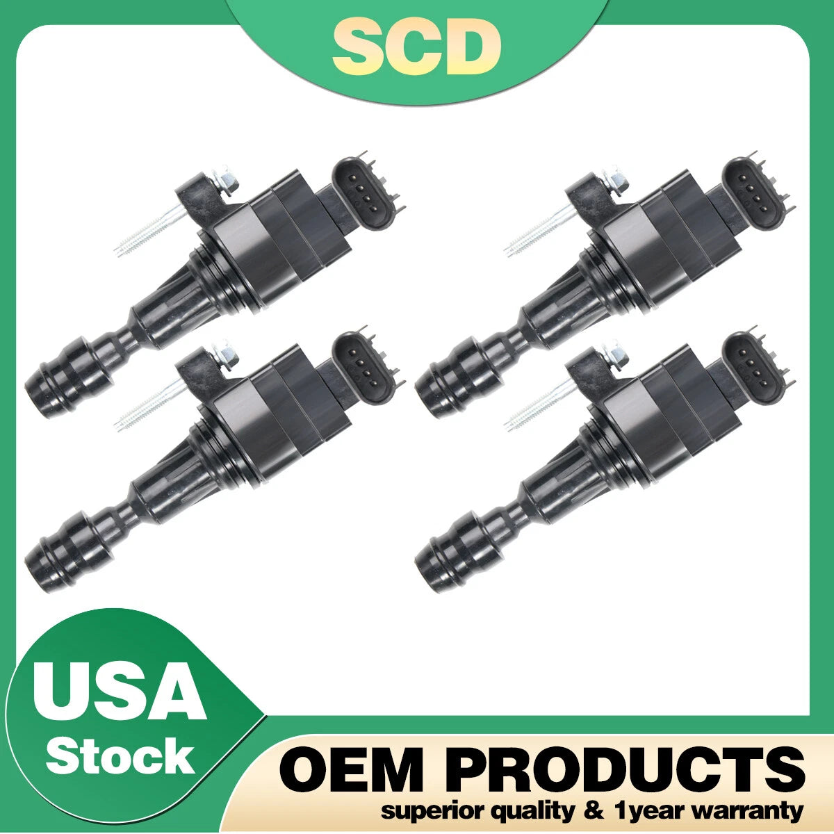 4X Ignition Coils for Chevy Equinox Buick Regal Saturn (2005–2017) D517A UF491