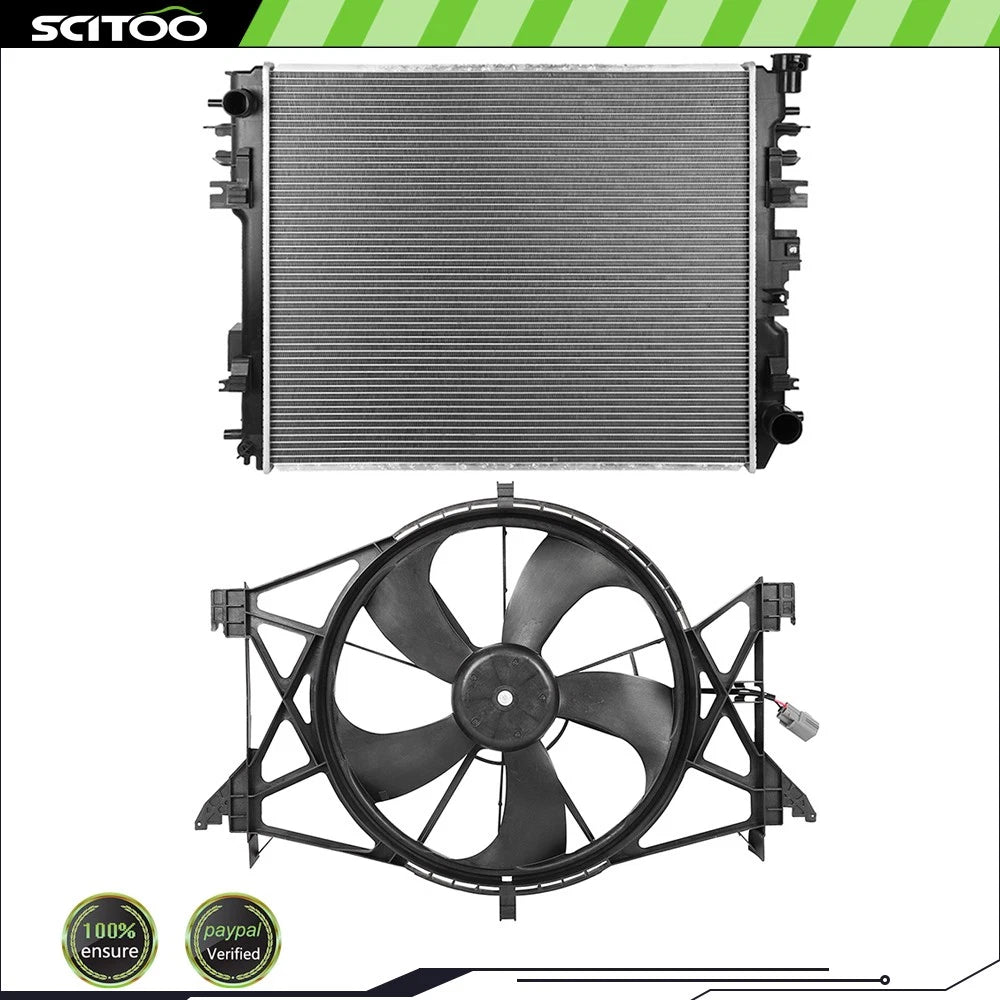 Radiator and Cooling Fan Kit for Dodge Ram 1500/2500 (2009–2013)