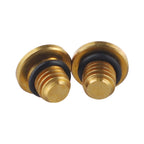 2X Bleed Screws M5x5mm with Sealing O-Rings for Bicycle