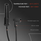 9x Spark Plug Wire Set for Ford F-150 F-250 F-350 1977–1979