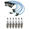 NGK Wire Set & Denso 6 Iridium TT Spark Plugs Kit for Diamante 3000GT (1991–2000)