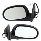 Power Black Unheated Mirrors Pair for Nissan Maxima (2000–2003)