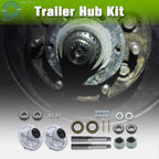 Set of 2 Trailer Axle Kits for 4 on 4" Bolt Idler (Compatible Models)