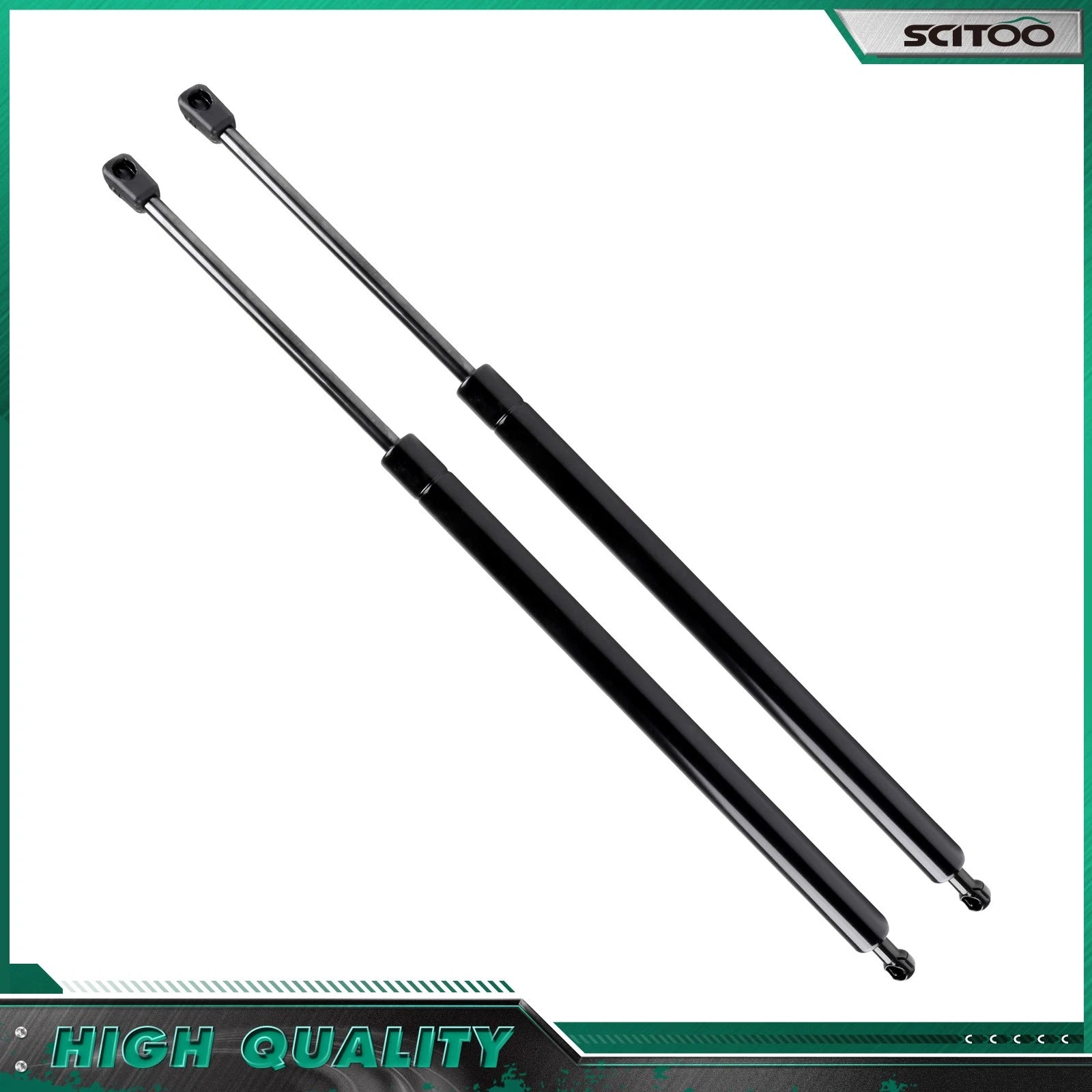 2X Liftgate Hatch Lift Supports for Jeep Liberty (2008–2012) - Gas Shocks Struts