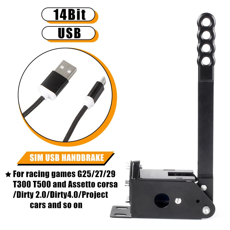 USB Handbrake for Logitech G25 G27 G29 T500 Sim Racing