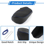 Gear Shift Knob Cover for Chevrolet Cruze (2011–2015) Black Carbon Fiber Blue