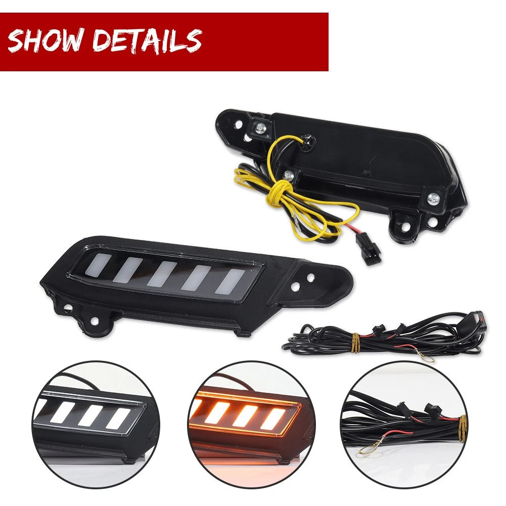 2X Sequential LED Turn Signal Lights for Toyota Tacoma (2016–2023)