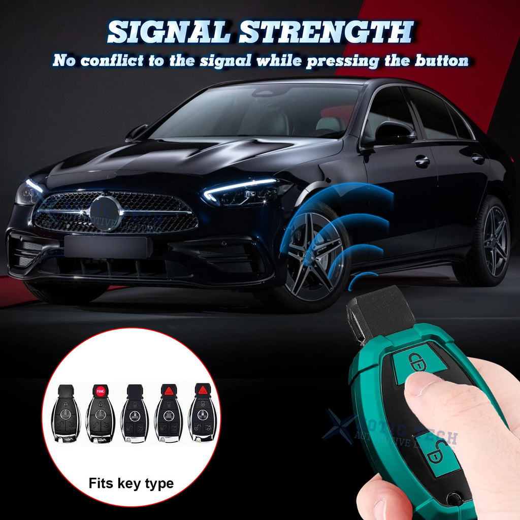TPU Remote Fob Key Cover Shell for Mercedes B C E G SLK (2010-2013)