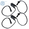2X Ignition Coil and Plug Cap for Honda Shadow 1100 VT1100 (1987–2007)