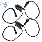 2X Ignition Coil and Plug Cap for Honda Shadow 1100 VT1100 (1987–2007)