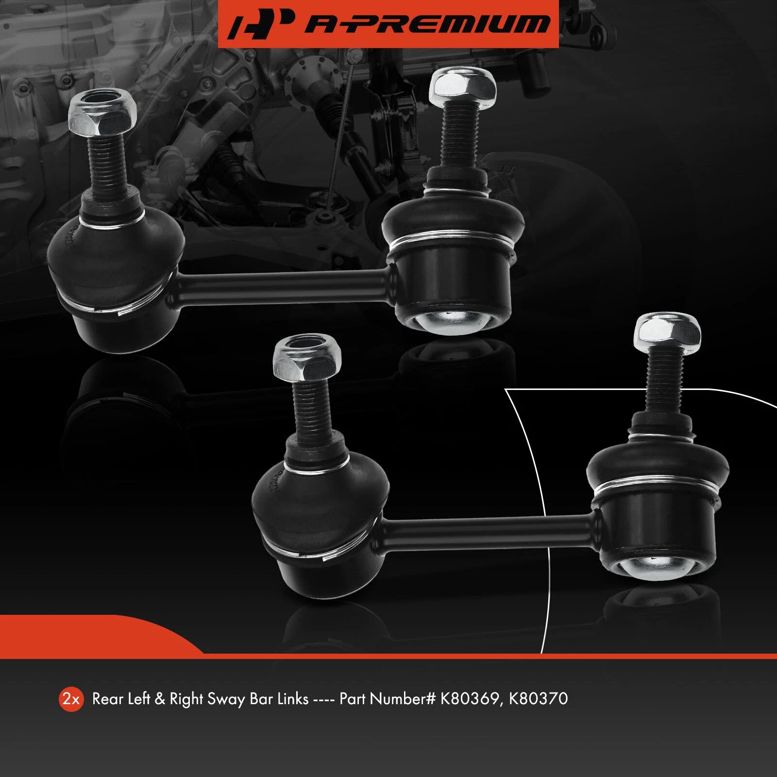 2X Rear Stabilizer Sway Bar End Links for Honda CR-V (2002–2006)