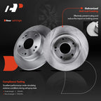Rear Disc Rotors & Ceramic Brake Pads Set for Honda