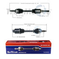 Set of 2 Front CV Axle Shafts for Mazda Tribute Mercury Mariner Escape