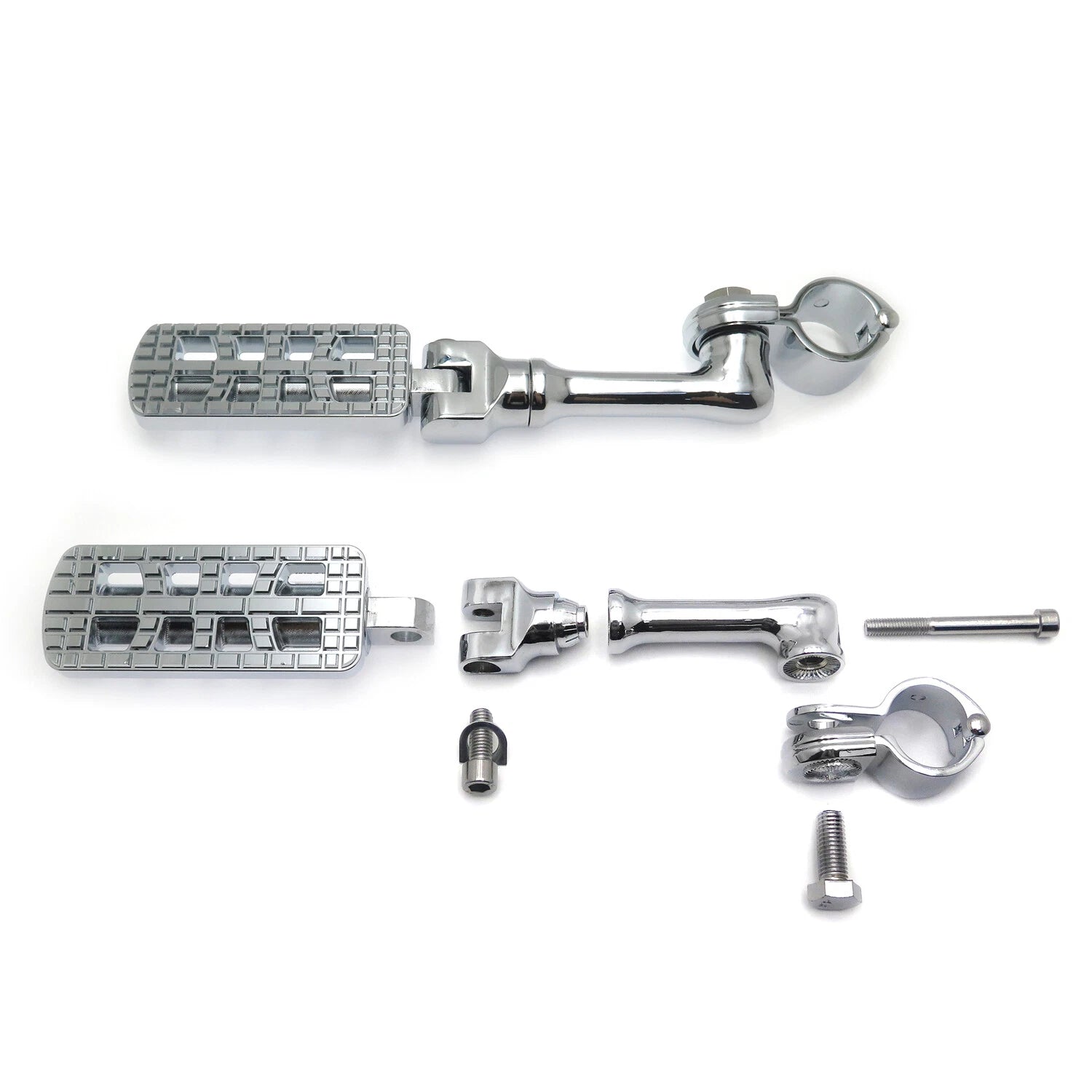 CNC Dominator Foot Pegs for Harley Road Glide (2015–2023) 1.25" Clamp