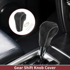 Gear Shift Knob Cover for Ford Edge (2011–2014) Beige Faux Leather
