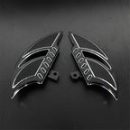 Motorcycle Floorboards Driver Passenger Foot Pegs for Harley Touring (2009-2023)