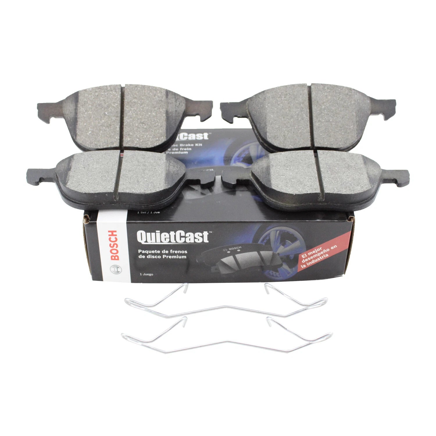 Set of 4 Front Disc Brake Pads for Mazda 3, Ford Focus (2004–2014) BC1044