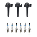 Set of 3 Ignition Coils & 6 Bosch Iridium Spark Plugs for Sorento V6