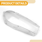 1 Pc Headlight Lens Cover for BMW X5 (2014–2018) No. 63117442648 Clear