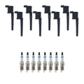Set of 8 Ignition Coils & Spark Plugs for Lincoln Aviator (2003–2005)