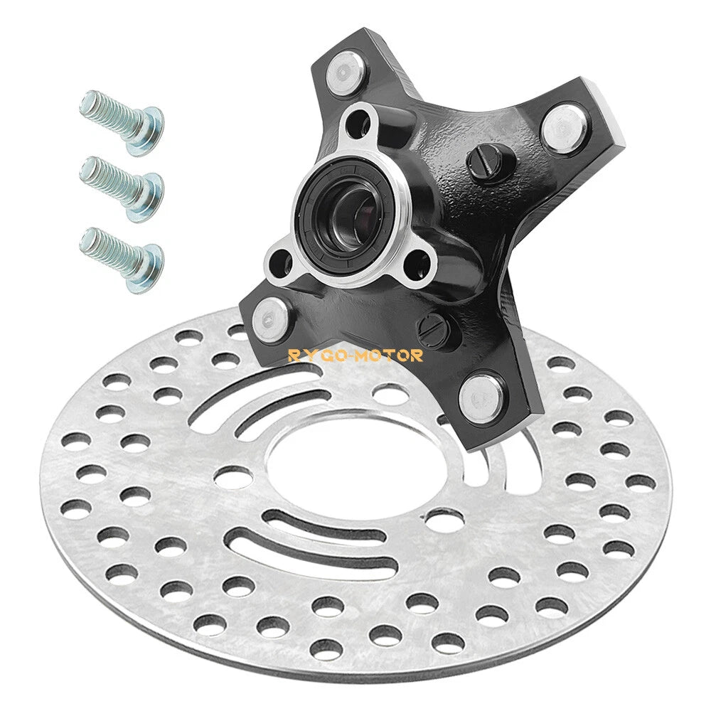 Front Wheel Hub & Brake Rotor Assy for Suzuki LT-Z250 QuadSport (2004–2009)