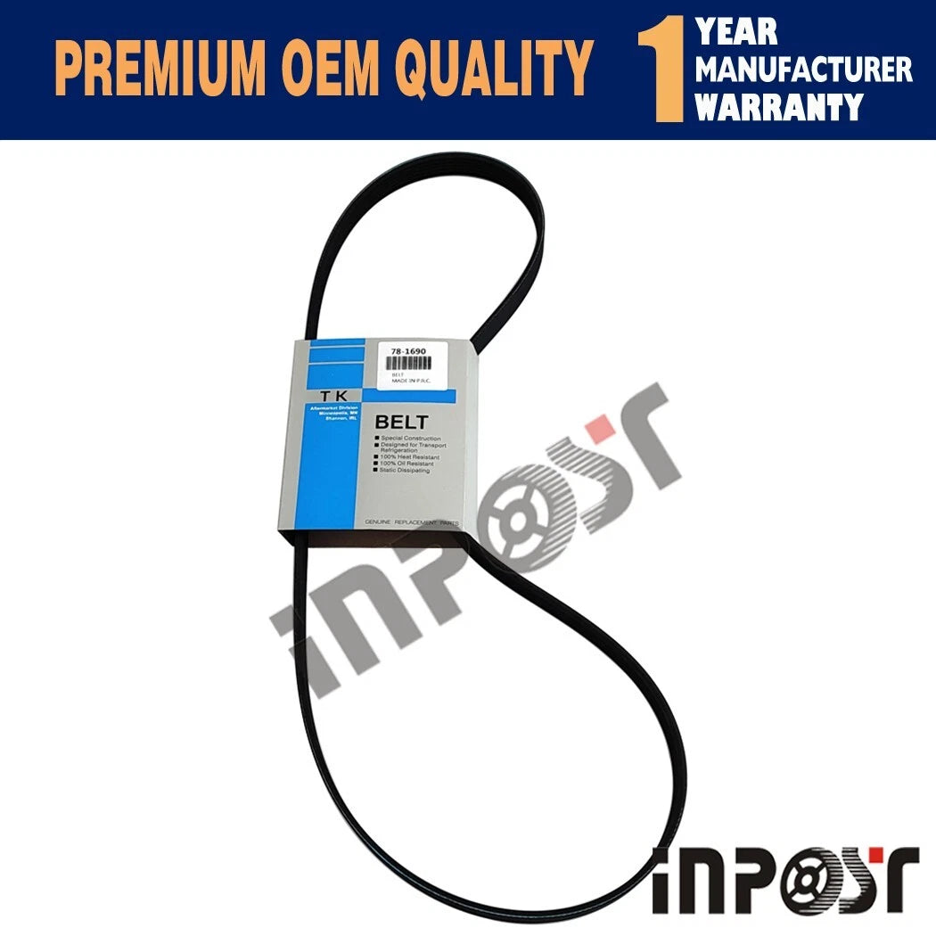 Belt Motor to Compressor for Thermo King T1000M T1000R (78-1690 781690)