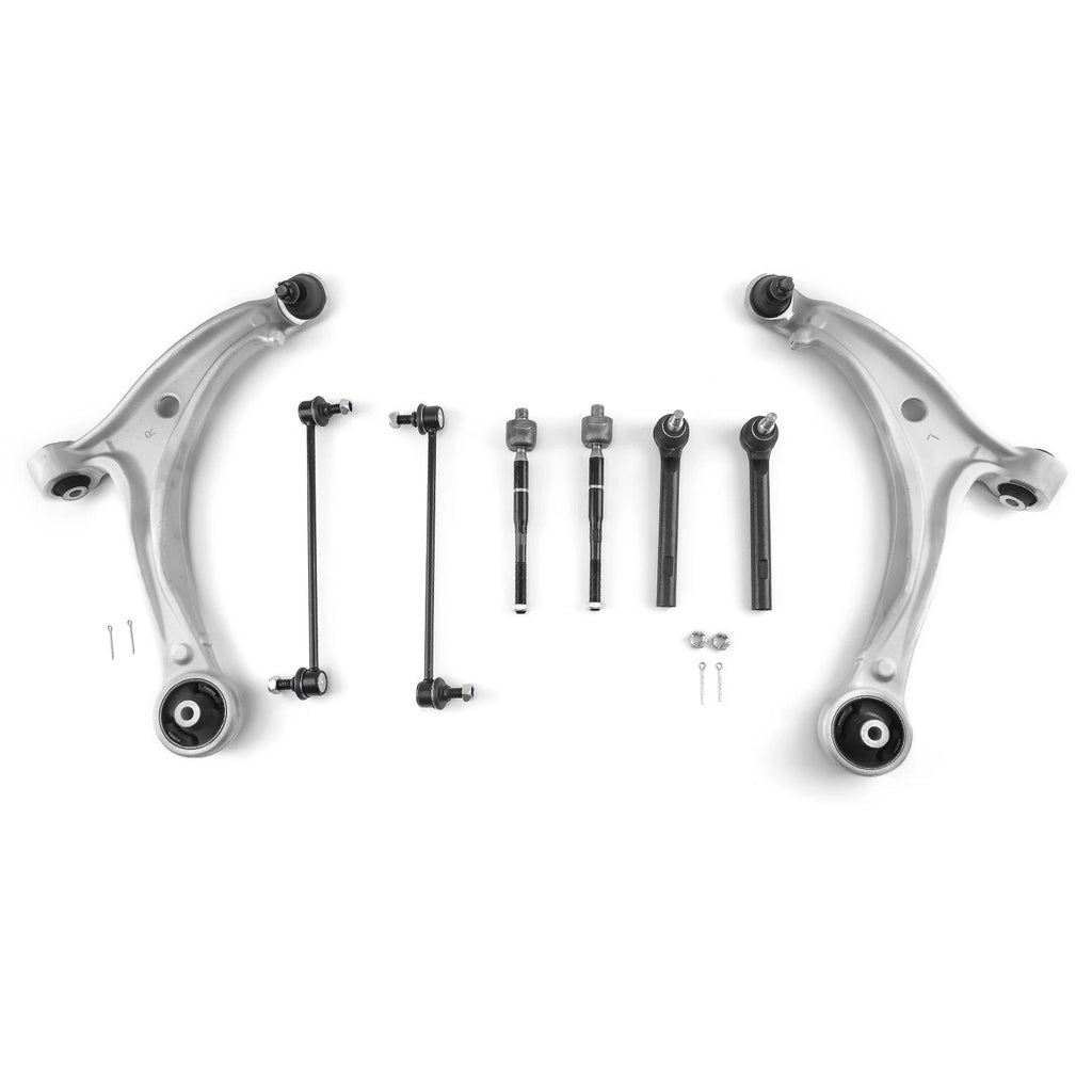 Front Lower Control Arms and Tie Rod Ends for Honda Odyssey (2005–2010)