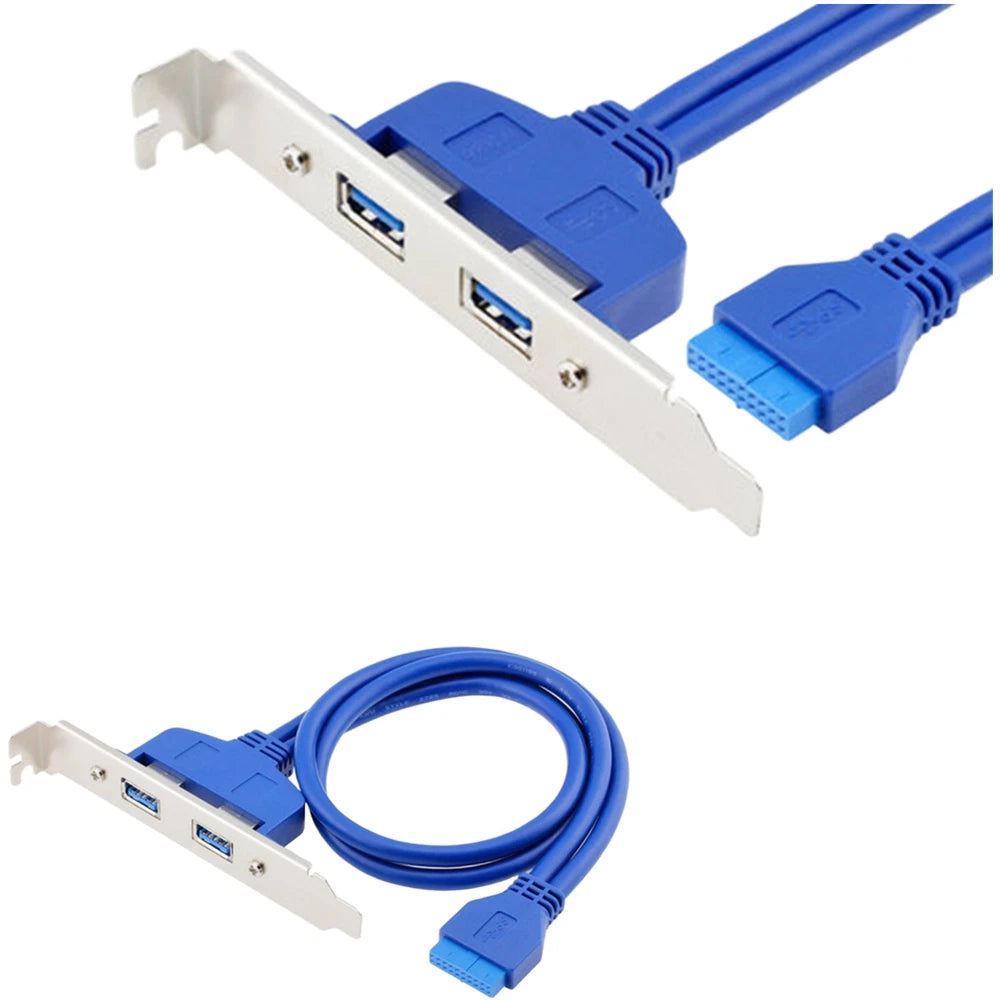 USB 3.0 20Pin Front Panel Adapter Cable for PC Case and Motherboard (50cm)