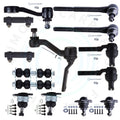 Set of 14 Front Ball Joints and Tie Rods for GMC Sonoma, Jimmy, S10, Blazer