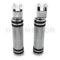 Diamond Chrome Footpegs for Yamaha V-Star 1100 650 Custom Stryker V-Max Virago (1999–2019)